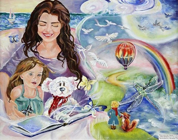 Мама это мир рисунок