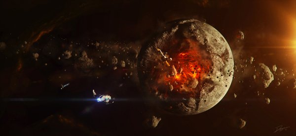 Разрушенная Планета