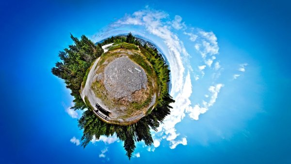 Сферическая панорама природа