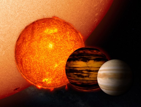 Коричневый карлик и Юпитер