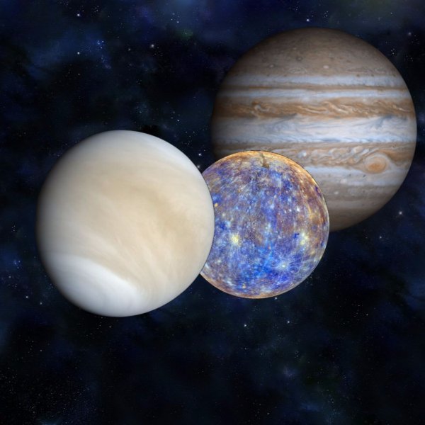 Планеты Меркурий Юпитер