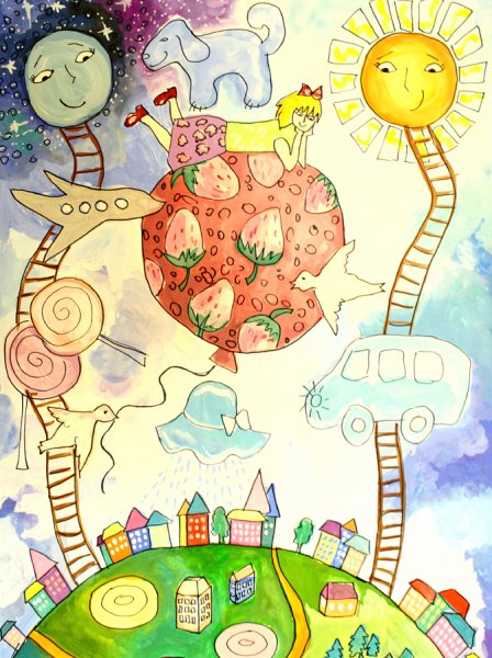 Мир глазами детей рисунки