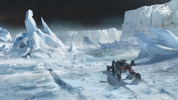 Elite Dangerous ледяной арт