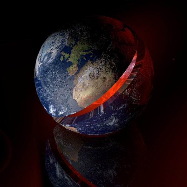 Планета земля половина