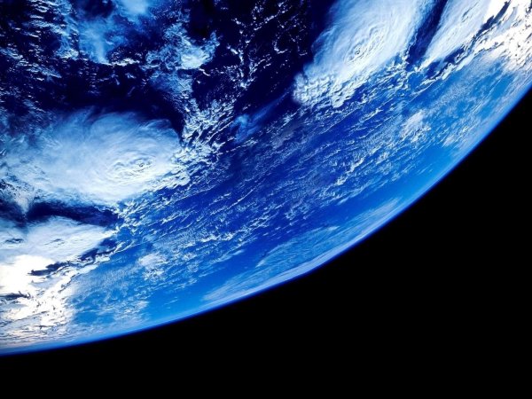 Планета земля из космоса