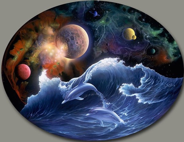 Планеты живопись