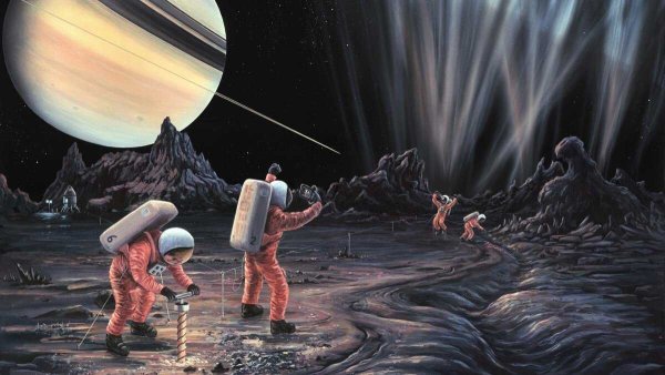 Планеты Сатурн Энцелад