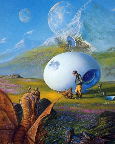 Боб Эгглтон картины космос