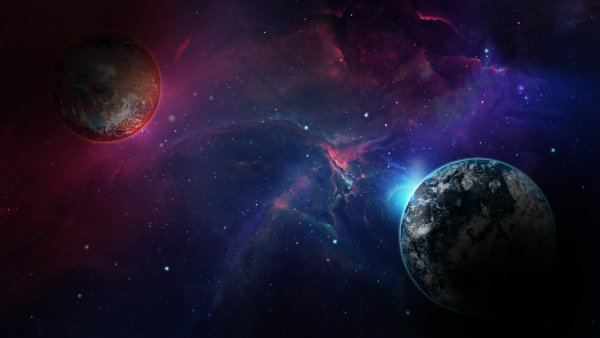 Фон космос планеты