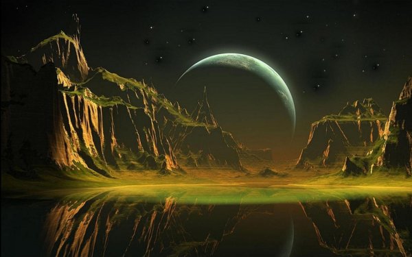 Фантастический пейзаж Инга Нильсен