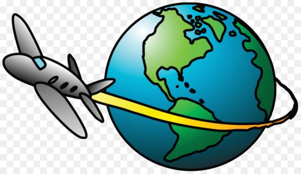 Самолет вокруг земного шара