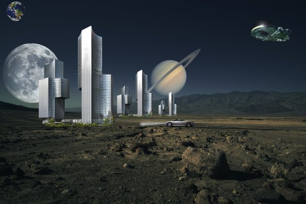 Планета в будущем