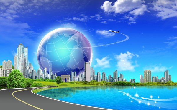 Планета будущего фон