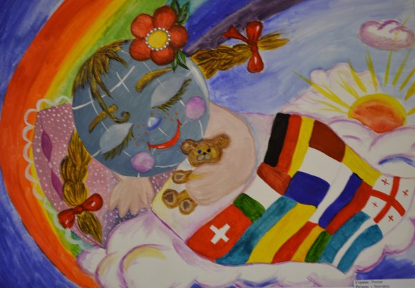 Рисунки конкурса дружная Планета для детей