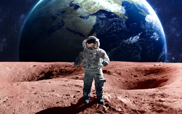 Космонавт на планете