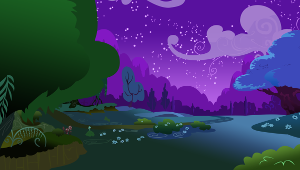 MLP лес Ponyville