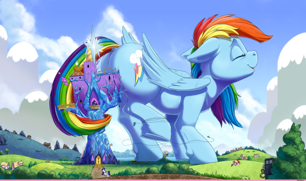 МЛП Рейнбоу Дэш и Спайк