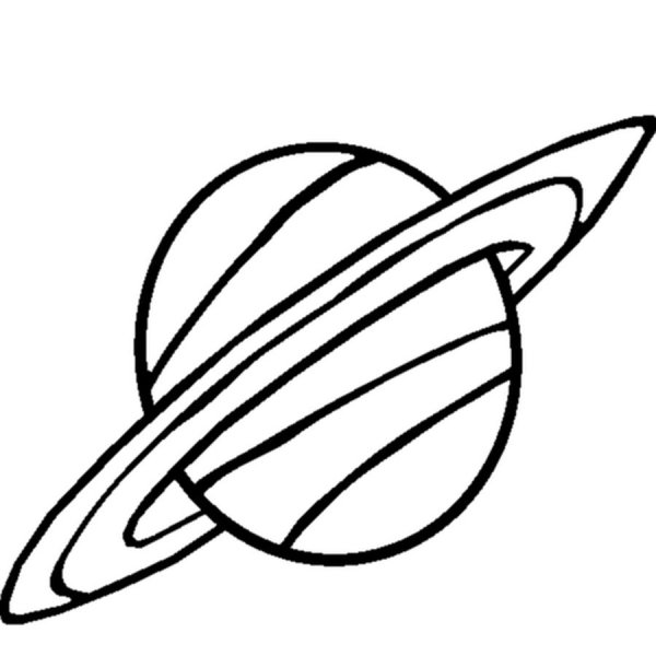 Сатурн раскраска для детей