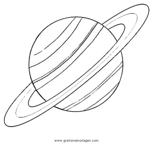 Сатурн раскраска