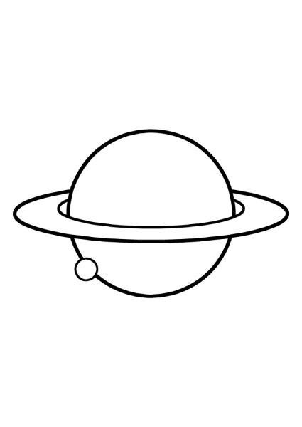 Планета раскраска цветная