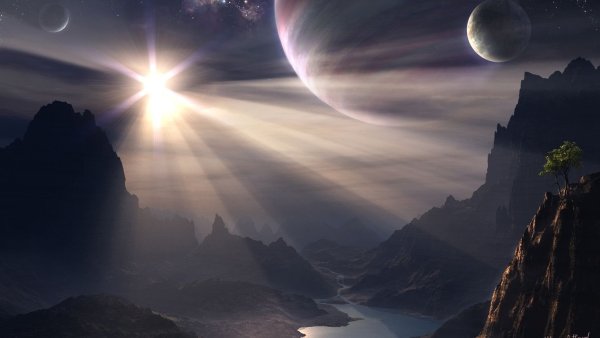 Фантастические пейзажи других планет