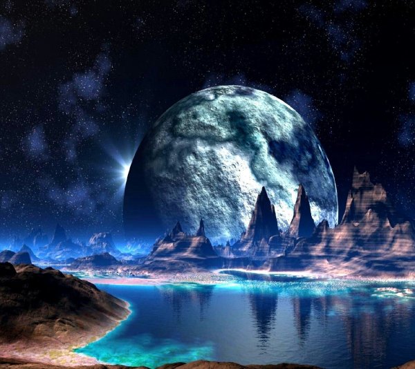 Космос поверхность планеты