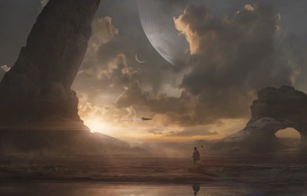 Мрачные инопланетные пейзажи