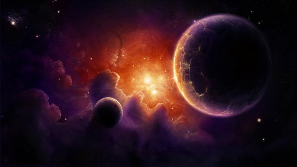 Фон космос планеты