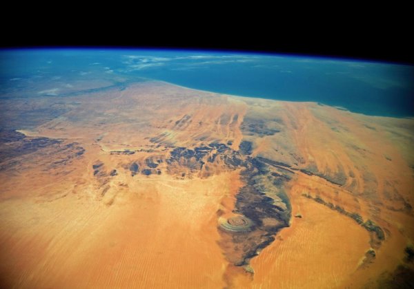 Структура ришат (или глаз Сахары), Мавритания