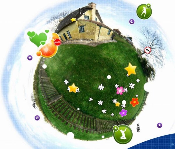 Домик на планете