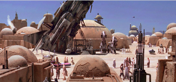 Планета Татуин Звездные войны город