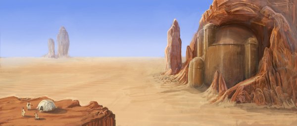 Звездные войны Татуин арт