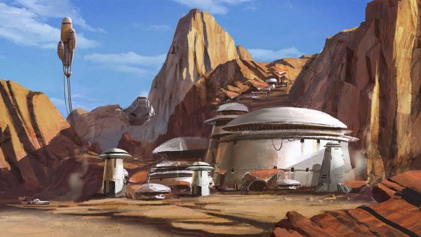 Звездные войны Татуин арт