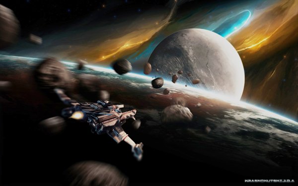 Астероид космический корабль