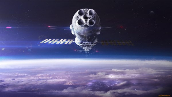 Ракета в космосе фантастика