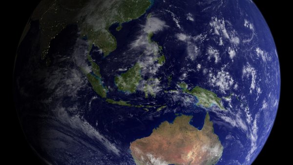 Земля из космоса Австралия