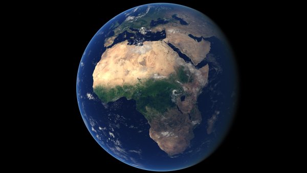 Земля из космоса Африка