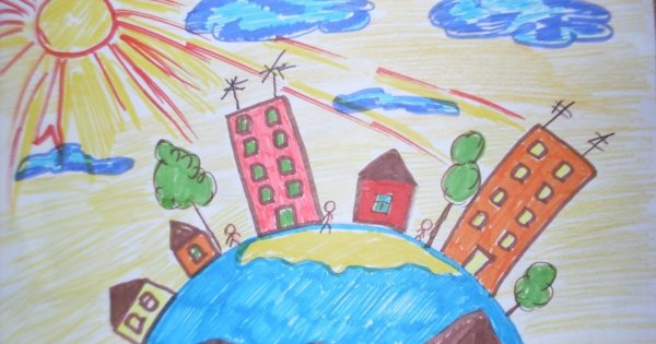 Рисунок моя Страна моя Планета