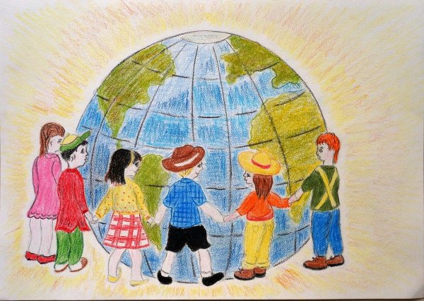 Рисунок на тему Дружба