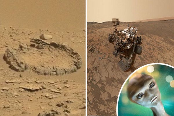 Снимки людей на Марсе