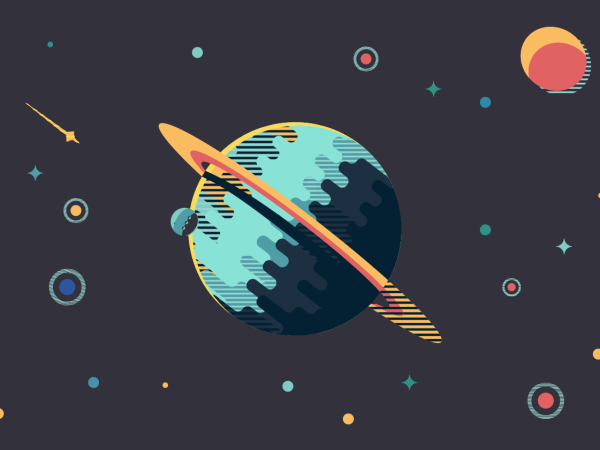 Стилизованные планеты