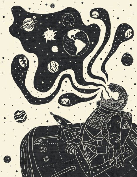 Стилизованная Графика космос