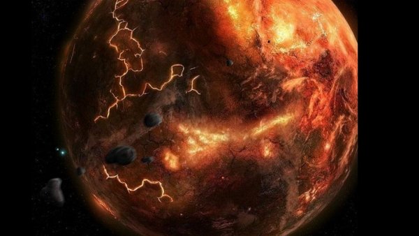 Катархейская Эра 4 миллиарда лет назад