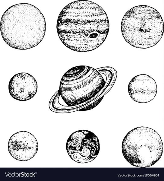 Планеты эскиз