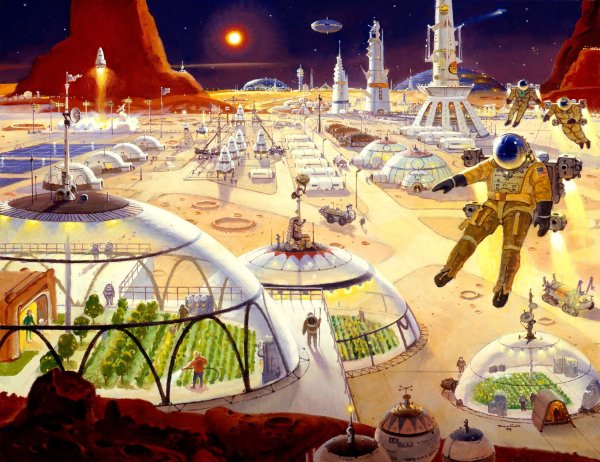 Роберт Макколл художник ретрофутуризм