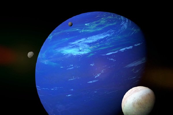 Нептун и Тритон планеты
