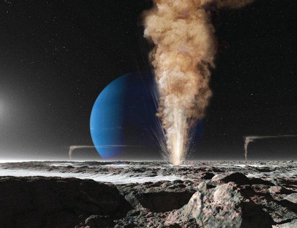 Тритон Спутник Нептуна атмосфера