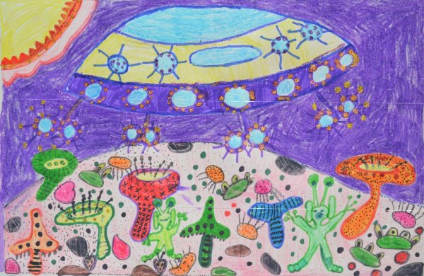 Фантазийные рисунки для детей