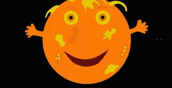 Планета солнце мультяшная