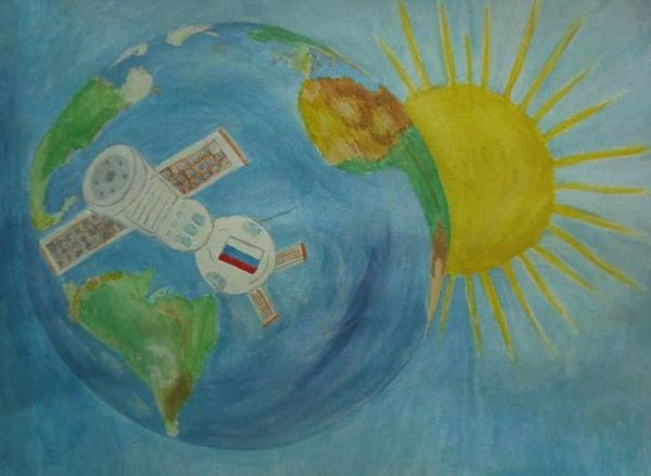 Рисование на тему Планета земля
